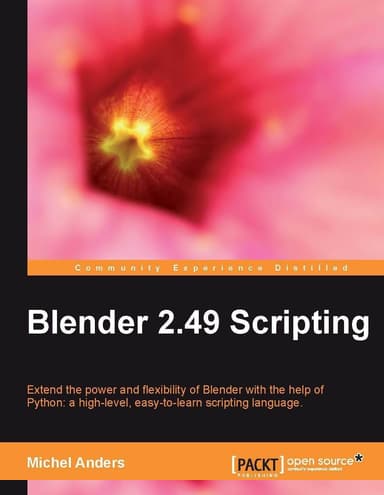 Написание скриптов для Blender 2.49